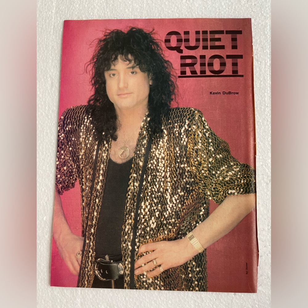 Quiet Riot Vintage Kevin DuBrow pinup